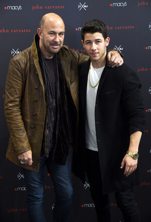 Nick Jonas And John Varvatos Meet &amp; Greet Fans At Macy's Herald Square In New York City
