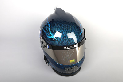 BrandArt #88 Nationwide Special Edition Full-Size Replica Helmet autographed by Monster Energy NASCAR Cup Series Driver Dale Earnhardt Jr. will be sold in the first eBay and NASCAR joint charity sale.