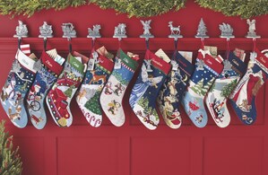 Lands' End Celebrates 25 Years Of Making Memories And Merriment With Its Beloved Needlepoint Christmas Stockings