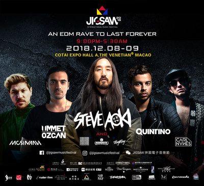 JIGSAW International Music Festival Brings the Party to Macau Once Again with a World-Class DJ Line-up