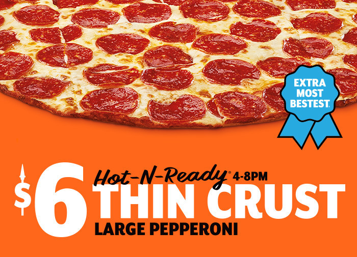 Little Caesars Adds Thin Crust Pepperoni Pizza To Nationwide Menu For First Time