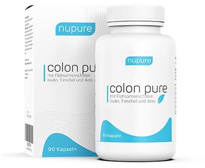 Nupure Colon Pure is a herbal supplement with psyllium husk that might help the intestine by reducing inflammation.
