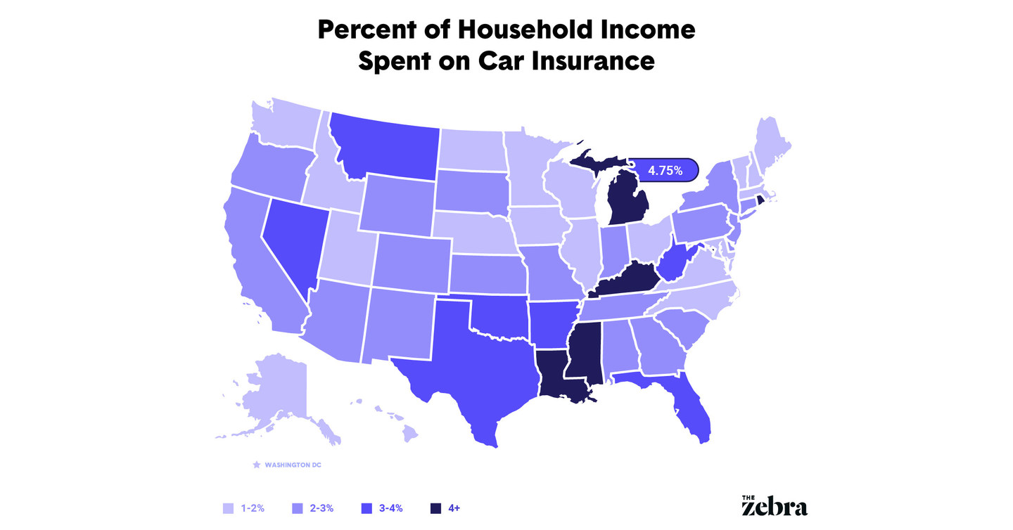 Michigan Car Insurance Rates 83% Higher Than National Average, The ...