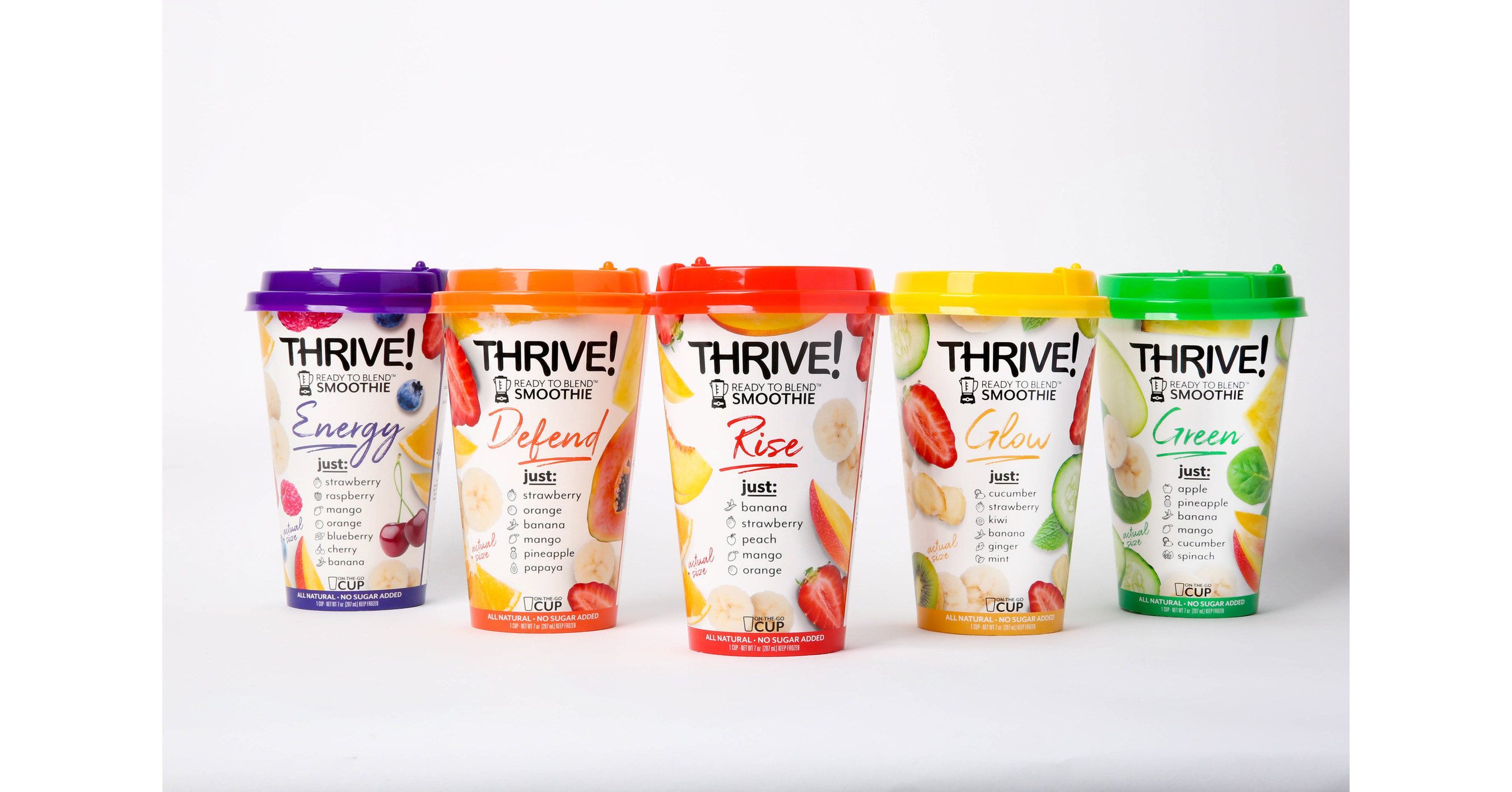 Thrive! Introduces Ready-to-Blend Frozen Smoothie Cups