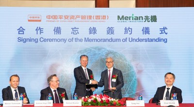Ping An and Merian Global Investors Sign Historic Strategic Agreement