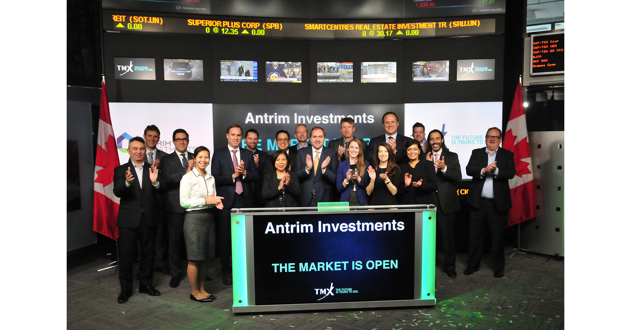 Antrim Investments Ltd. Opens the Market