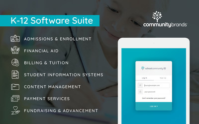 New SchoolCommunity platform is released to better connect data across systems and create a more seamless user experience including a universal ID for customers of the Community Brands K-12 software suite.
