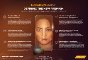 MediaTek's Helio P70 Brings Advanced AI and Premium Upgrades To Mid-Range Devices