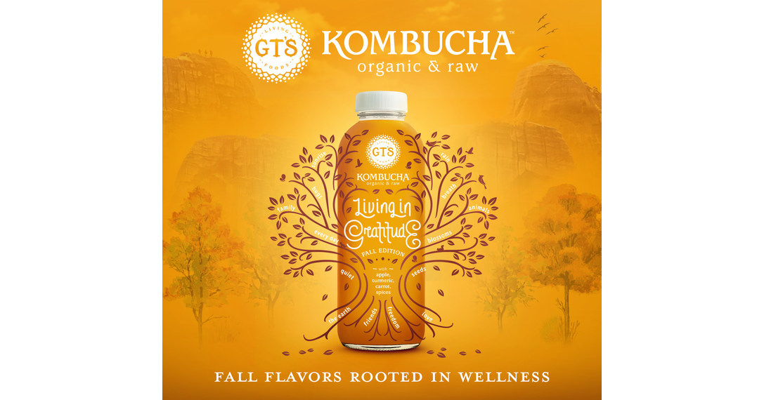 GT's Kombucha Releases Limited Edition Fall Flavor, Living in Gratitude