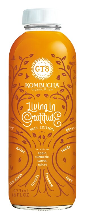 GT's Kombucha Releases Limited Edition Fall Flavor, Living in Gratitude