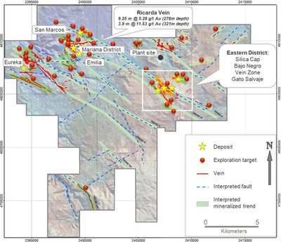 Figure 2: Cerro Negro Third Quarter Drilling Highlights (CNW Group/Goldcorp Inc.)