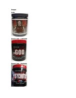 Unauthorized workout supplements (CNW Group/Health Canada)