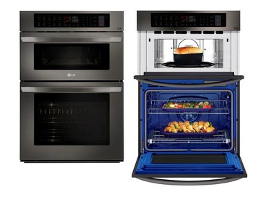 Known for the industry’s largest assortment of smart home appliances, LG Electronics USA has expanded its portfolio of Wi-Fi enabled kitchen appliances with LG’s first-ever smart combination double wall ovens that offer cooking speeds up to four times faster than conventional ovens.