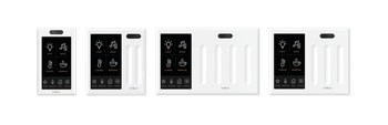 Compatible with light switch panels with one, two, three, and four switches