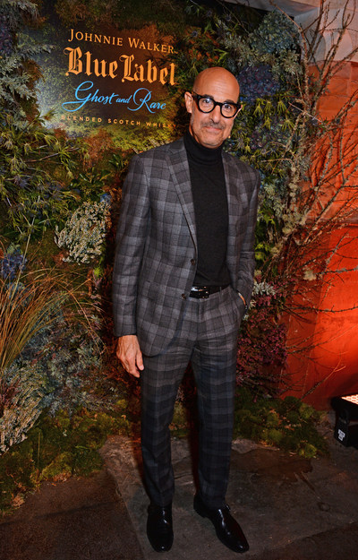 Stanley Tucci attends the unveiling of Johnnie Walker Blue Label Ghost and Rare Port Ellen at The Welsh Chapel on October 24, 2018 in London. Pic Credit: Dave Benett (PRNewsfoto/Johnnie Walker)