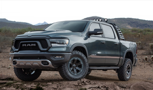 Mopar is reinforcing the street and off-road personalities of the popular Ram 1500 with two unique concepts that will be featured in the brand’s exhibit at the 2018 Specialty Equipment Market Association (SEMA) Show, scheduled for October 30 – November 2 in Las Vegas. Pictured is the off-road themed Mopar-modified Ram 1500 Rebel Concept.