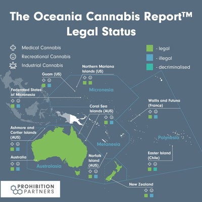 Oceania Legal Cannabis Status -  The Oceania Cannabis Report™