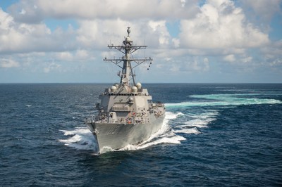 Aegis Baseline 9.C2 flawlessly detected, tracked, and engaged a ballistic missile target during the event which took place aboard the USS JOHN FINN. Photo courtesy of the U.S. Navy.