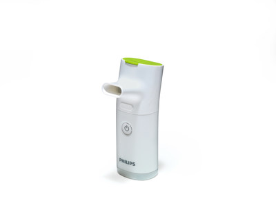 InnoSpire Go is Philips’ smallest and lightest portable hand-held nebulizer designed to deliver medication in just four minutes.