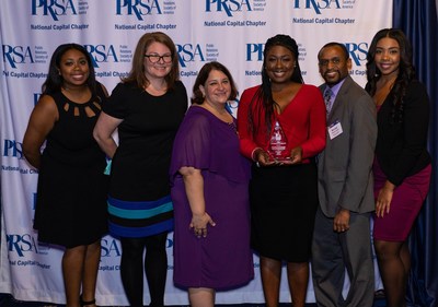 From left to right: Kourtnie Wash, Susan Larsen, Sabrina Kidwai, Natalie Williams, Michael Sales, and Shari Myles.