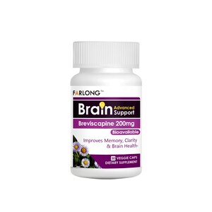 Farlong Pharmaceutical provides the American market with its Brain Formula with LifeFlower® Breviscapine to promote cerebrovascular health