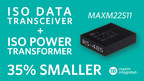 Maxim Delivers Smallest, Highly Efficient Isolated RS-485 Module for Industry 4.0
