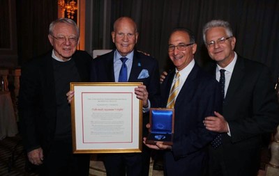 Dr. Herb Pardes, Bob Wright, Judge Stephen Leifman, and Dr. Jeffrey Borenstein.