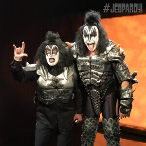 HALLOWEEN WITH GENE SIMMONS ON JEOPARDY! A Special Category KISS Fans Won't Want to Miss -- And Alex Trebek Like You Have Never Seen Him Before!