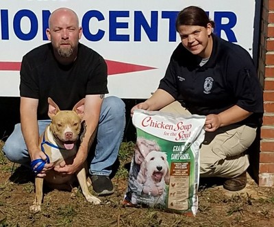 American Humane and Chicken Soup for the Soul Pet Food delivered 1,000 pounds of love to shelter animals fleeing the destruction of Hurricane Michael.