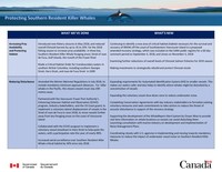 Protecting Southern Resident Killer Whales (CNW Group/Fisheries and Oceans (DFO) Canada)