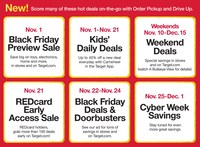 Target Ushers in the Holidays with Reveal of Black Friday Deals, New "Skip-the-Line" Mobile Checkout Technology and Season-Long Savings