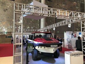 Gibbs Amphibians présent au Milipol Qatar 2018 à Doha, avec le Humdinga