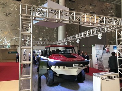 The Gibbs Humdinga at Milipol Qatar 2018 (PRNewsfoto/Gibbs Amphibians)