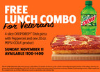 Little Caesars® Pizza Treats Veterans and Military to Free $5 HOT-N-READY® Lunch Combo for Veterans Day