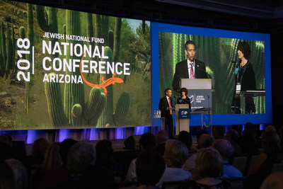 Marc Kelman and Toni Dusik, co-chairs of JNF-USA's 2018 national conference in Phoenix, AZ.