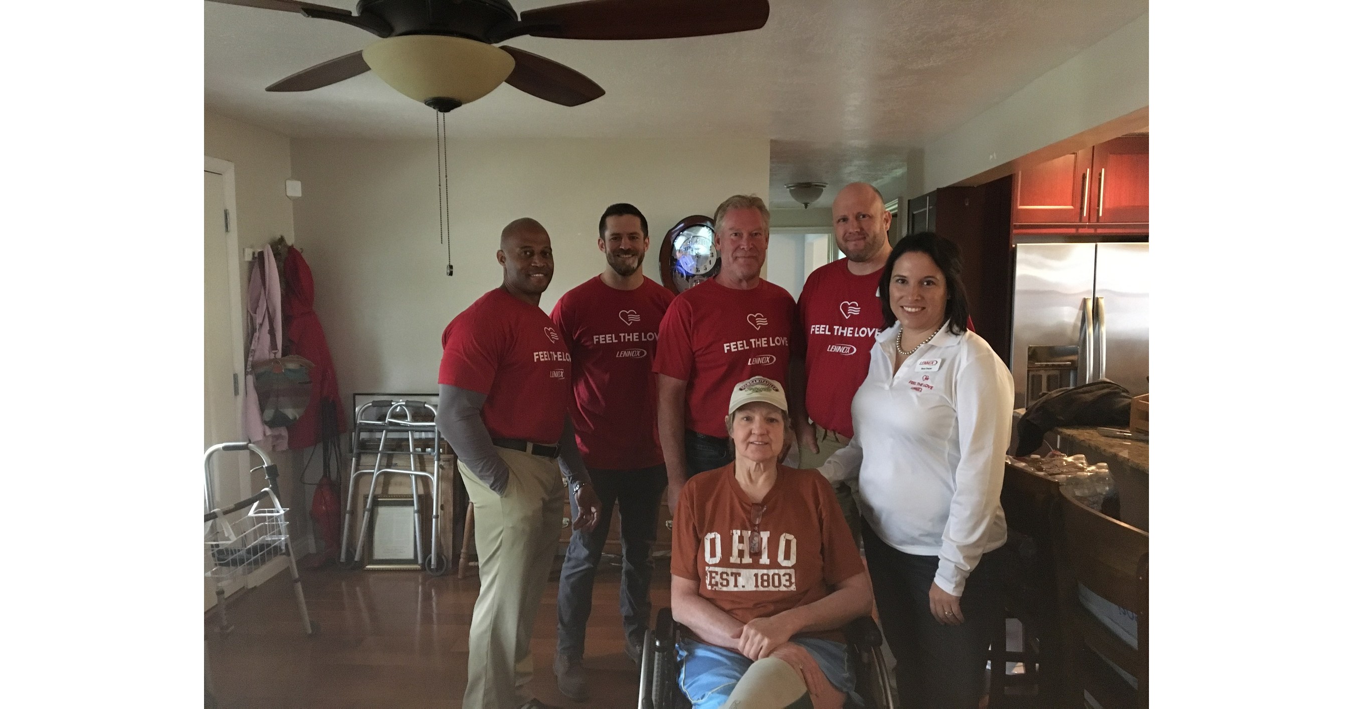 Lennox Industries Warmed Hearts And Homes By Providing New Furnaces To