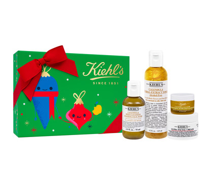 Kiehl's Limited Edition Collection for a Cause to benefit Feeding America is $50 and provides 408 Meals to families this holiday season.  ($1 helps provide at least 10 meals secured by Feeding America on behalf of local member food banks.) The limited edition skin care set features Kiehl’s customer favorite Calendula formulations--Calendula Deep Cleansing Foaming Facial Cleanser, Calendula Herbal Extract Alcohol-Free Toner, Calendula & Aloe Soothing Hydration Masque and Ultra Facial Cream.