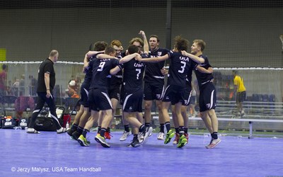 USA Qualifies for Pan American Games (Montreal) - The Men's National Team celebrates after beating Team Canada to qualify for the 2019 Pan American Games. TemPositions is proud to support this talented group on their road to qualify for the 2020 Tokyo Olympics.