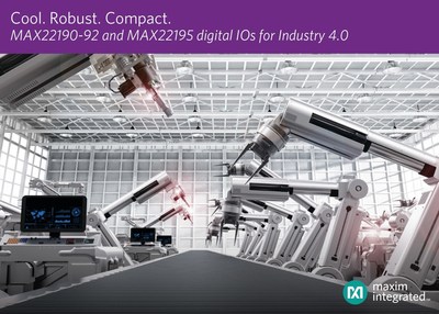 Maxim's expanded family of digital input ICs enable designers of industrial equipment to meet the size, power and performance requirements of Industry 4.0 applications. The portfolio now offers the industry's smallest solution size, lowest power dissipation and most robust performance.