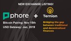 Phore Blockchain to List on High-Security Ternion Exchange