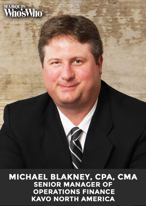 Michael Blakney, CPA, CMA, Recognized for Excellence in Financial Analysis