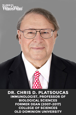 Dr. Chris D. Platsoucas Recognized for Achievements in Immunology and Academia