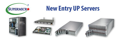 Supermicro Boosts Entry UP Server Line Enabling a Rich Set of New Workloads on Cost-Optimized, Entry-Class Systems