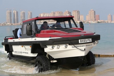 The Gibbs Humdinga being demonstrated in Doha, Qatar. (PRNewsfoto/Gibbs Amphibians)