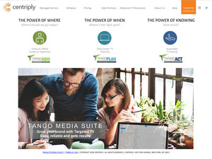 Digital marketers can add TV campaigns via APIs to their dashboards with Centriply's new TangoPLAN