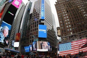 YORK VRF Showed in Times Square