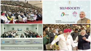 VVDN Participated in the Town Hall Held by PM Modi on the Launch of 'Self4Society'