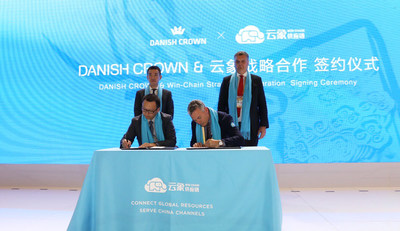 DANISH CROWN & Win Chain Strategy Cooperation Signing Ceremony