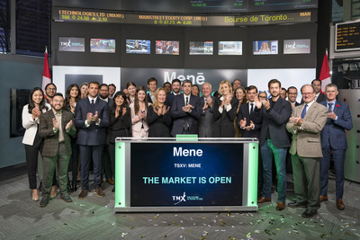 Menē Inc. Opens the Market (CNW Group/TMX Group Limited)