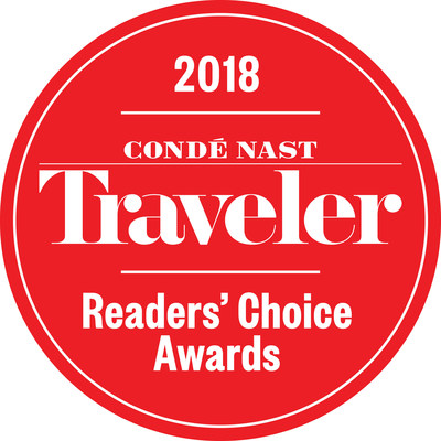 2018 Conde Nast Readers' Choice Award